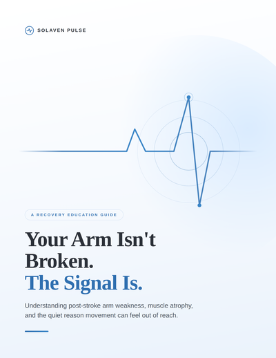 Solaven Pulse: Your Arm Isn't Broken. The Signal Is.