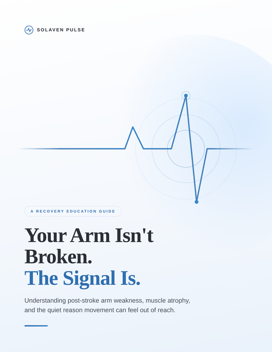 Solaven Pulse: Your Arm Isn't Broken. The Signal Is.